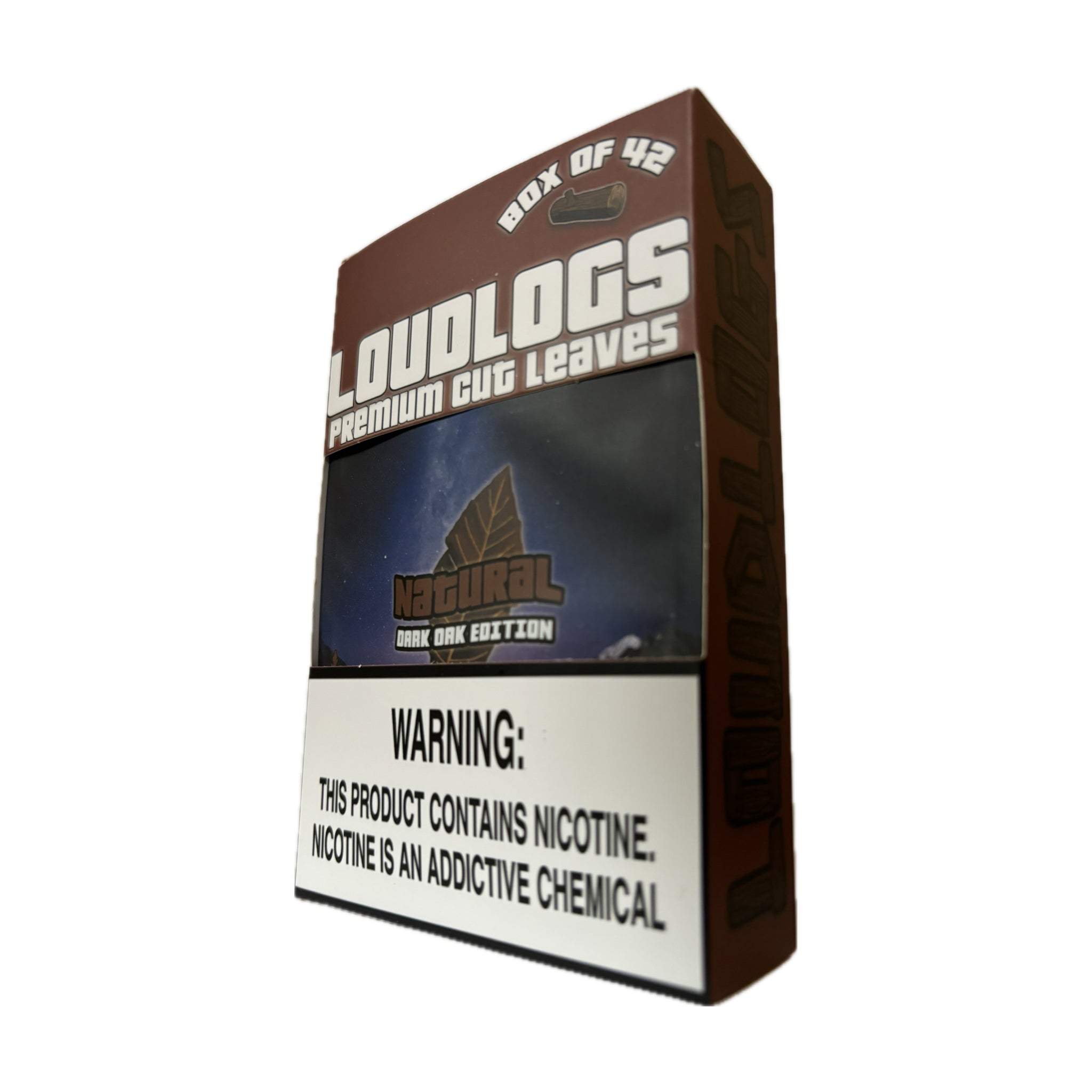 Dark Oak Natural LoudLogs Box (42 Count)